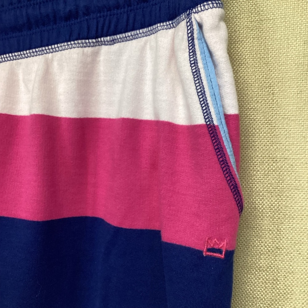 Cabana by Crown & Ivy Color Block Striped Joggers Sz XL - Picture 4 of 5